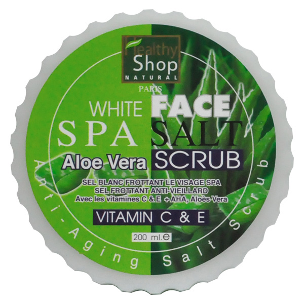 White Face Spa Salt Scrub (Aloe Vera) 200gm